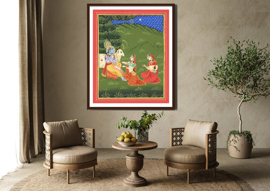 Banwaari Pichwai Art Print