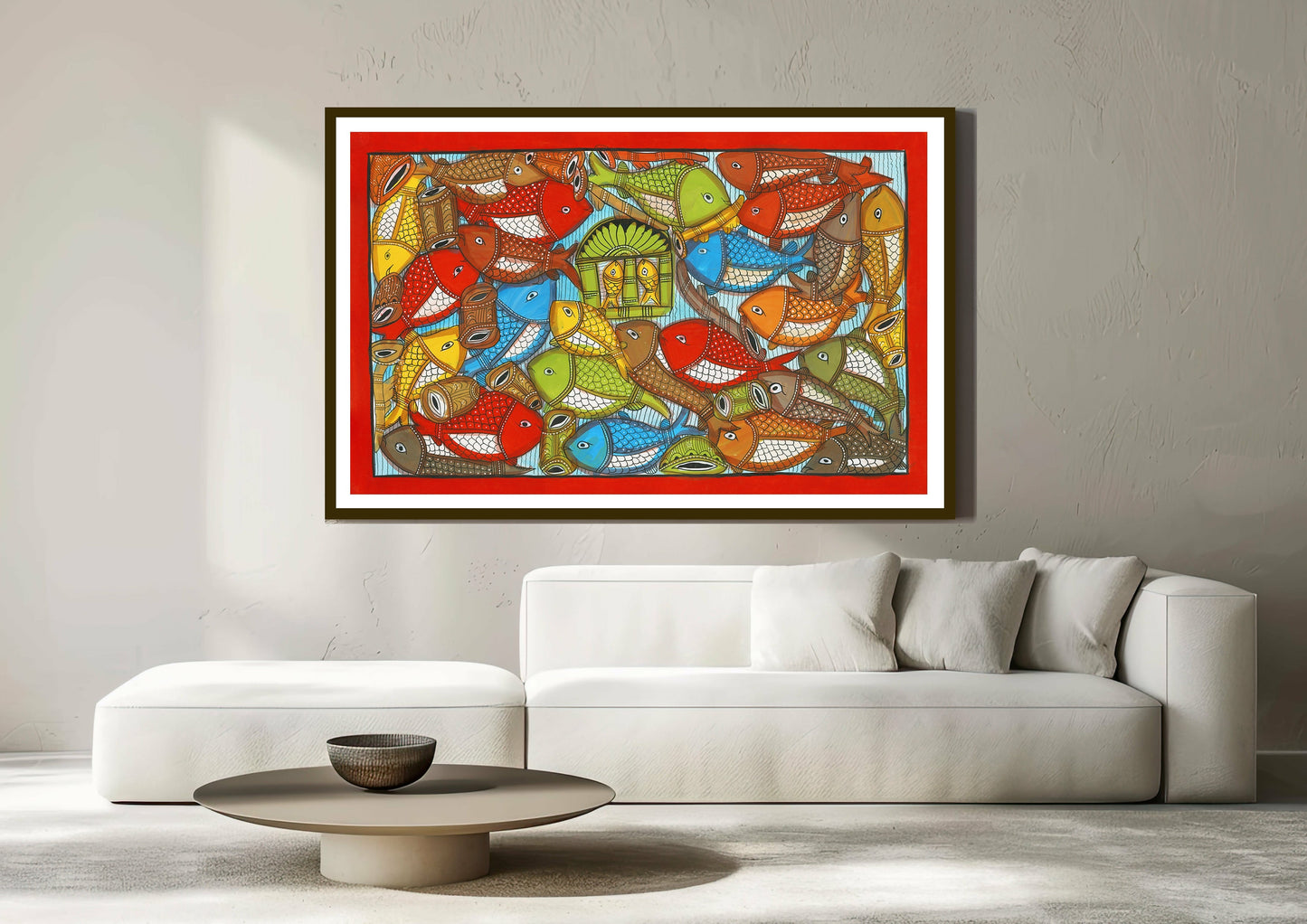 Matsaya Madhubani Art Print