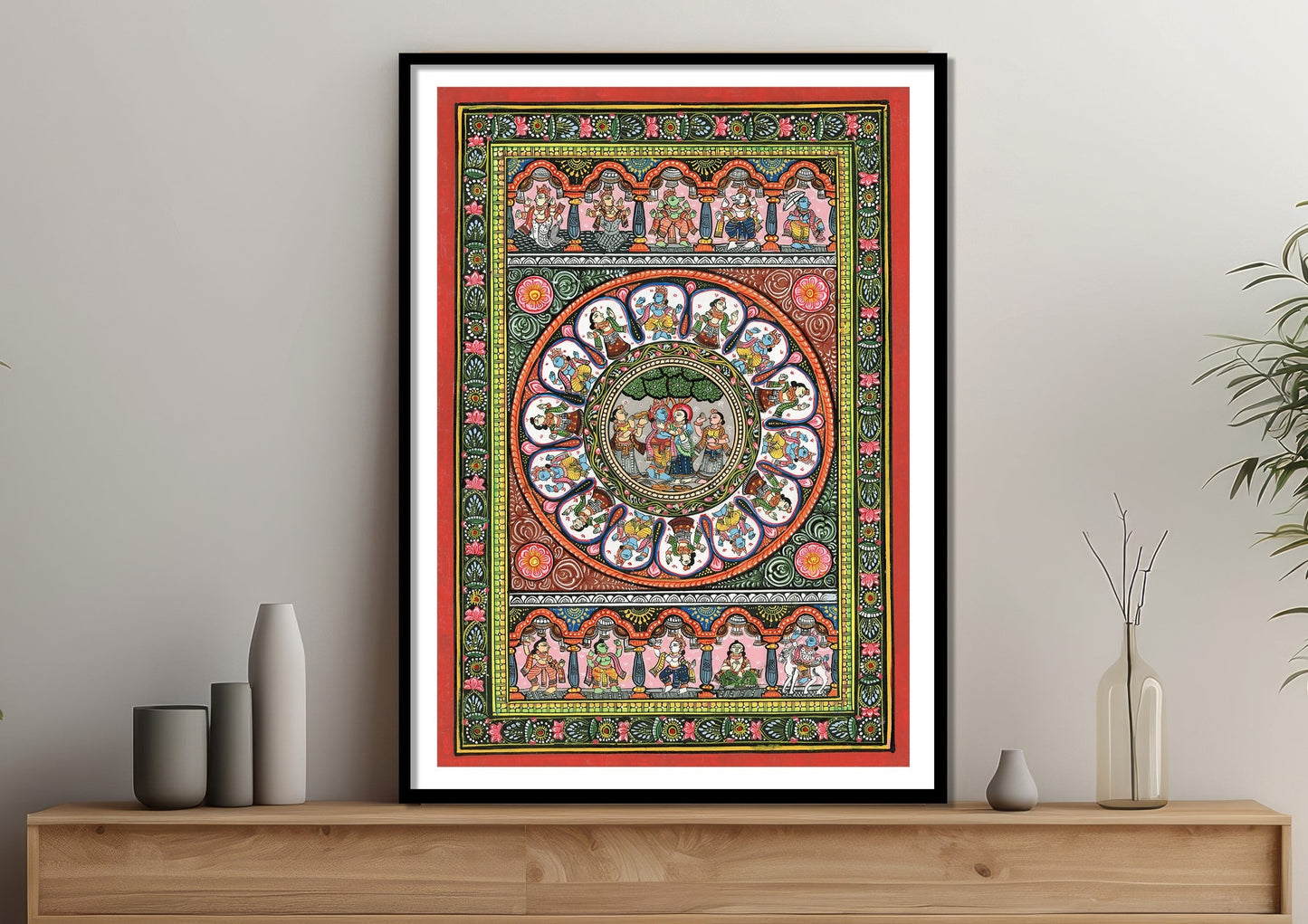 Das Avataar Pattachitra Art Print