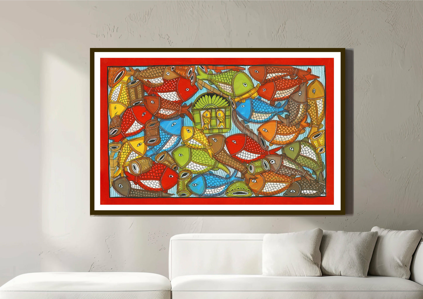 Matsaya Madhubani Art Print