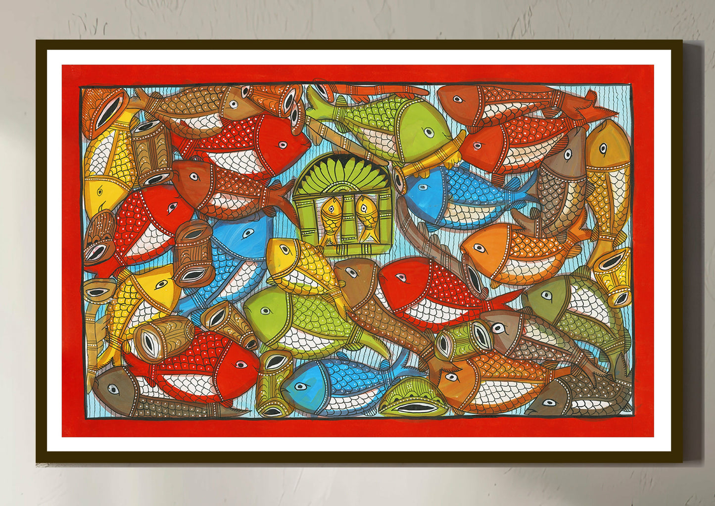 Matsaya Madhubani Art Print
