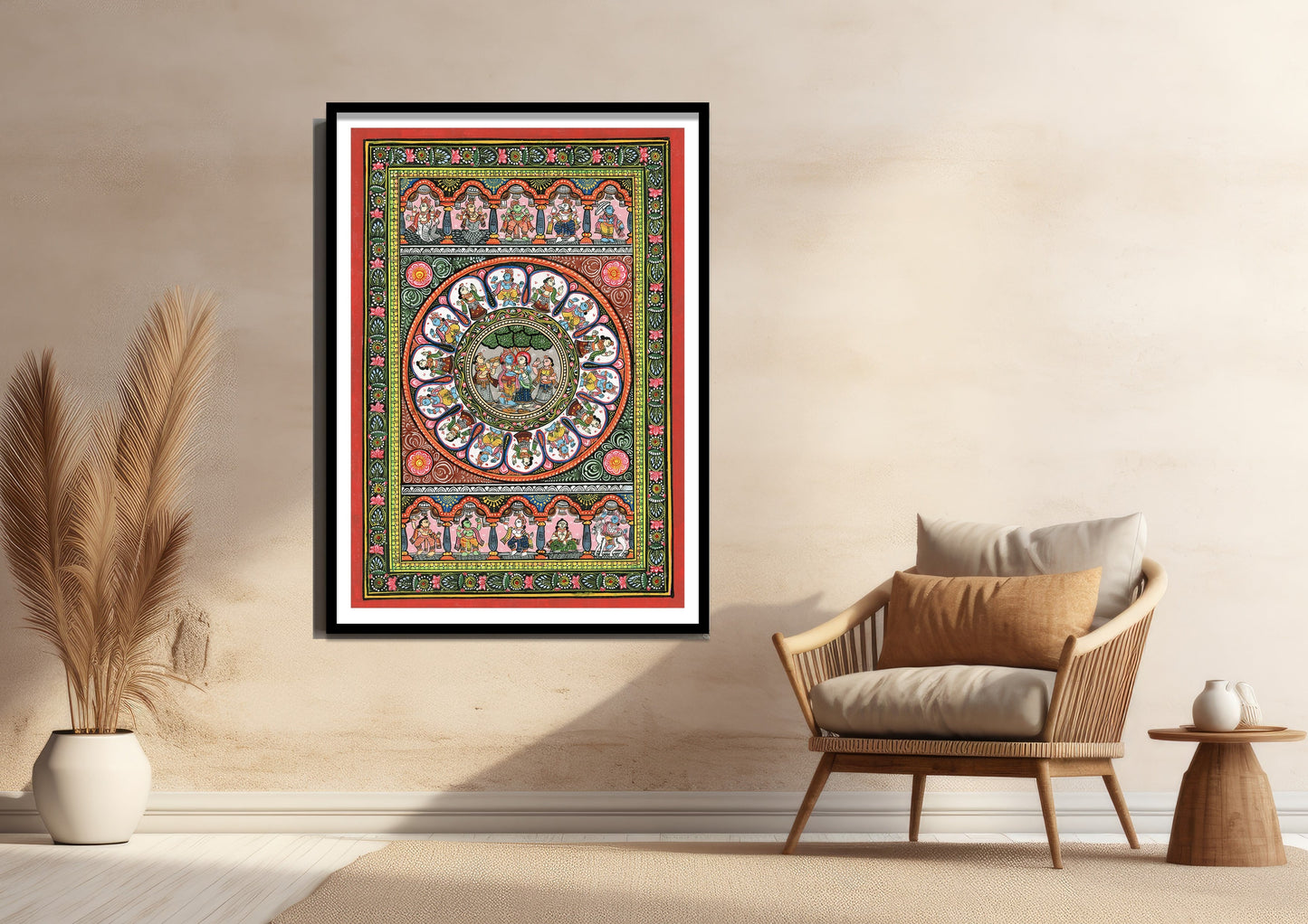 Das Avataar Pattachitra Art Print