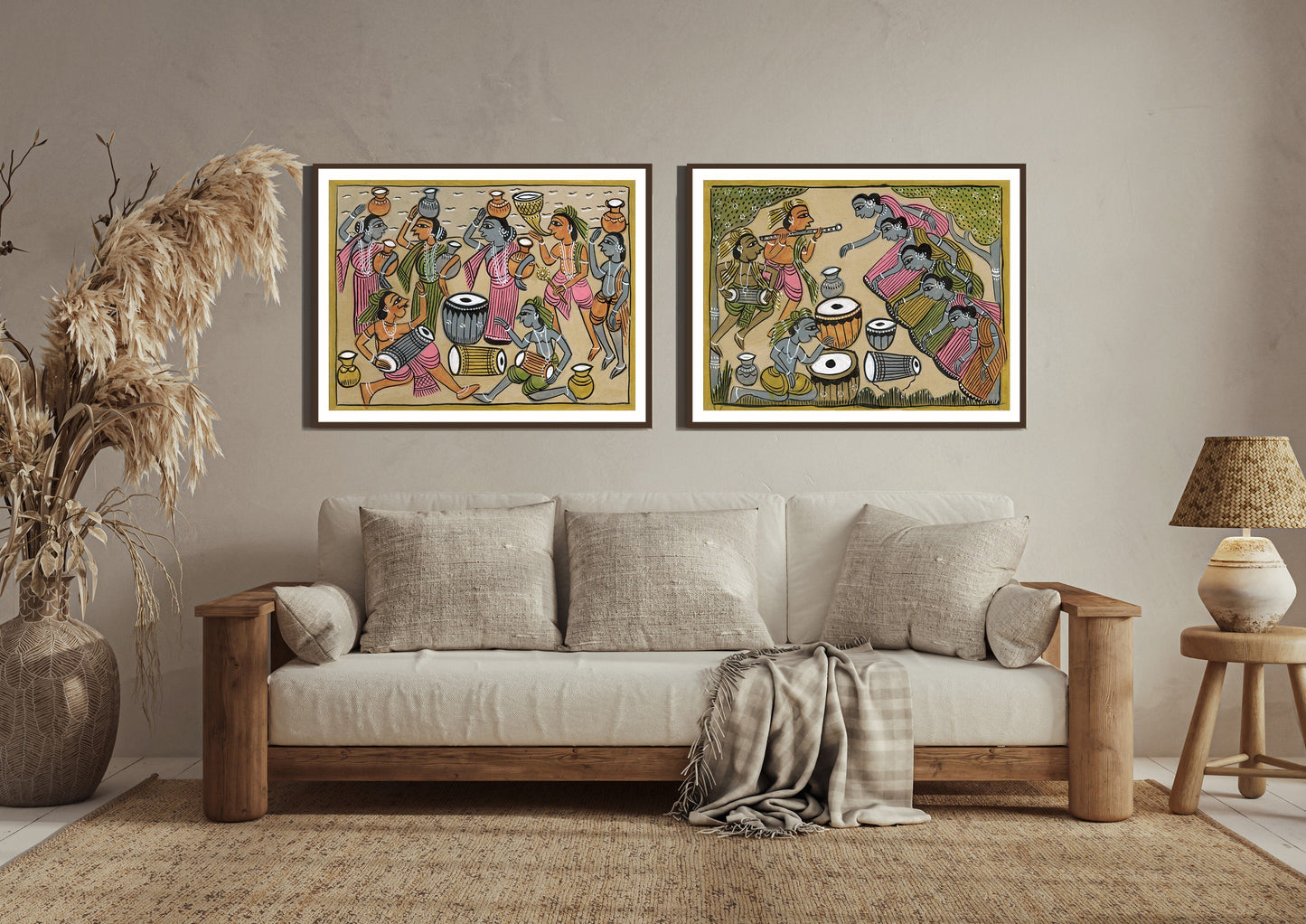 Tyohaar Kalighat Art Print