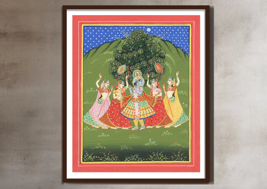 Devakinandan Pichwai Art Print