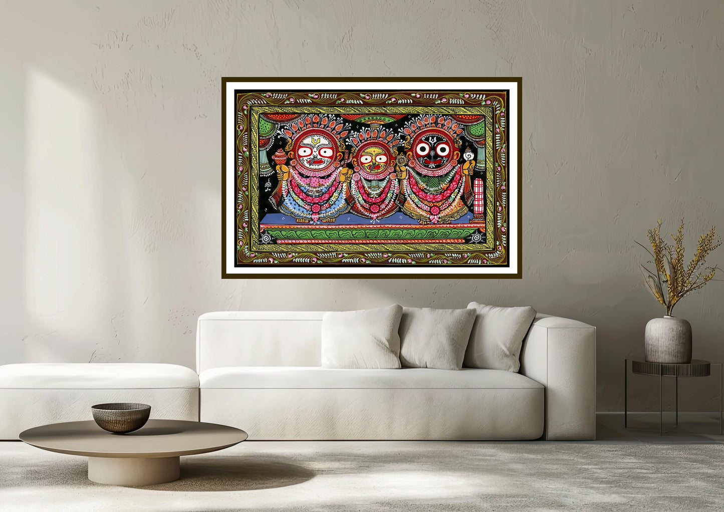 Shri Jagannath Darbaar Pattachitra Art Print