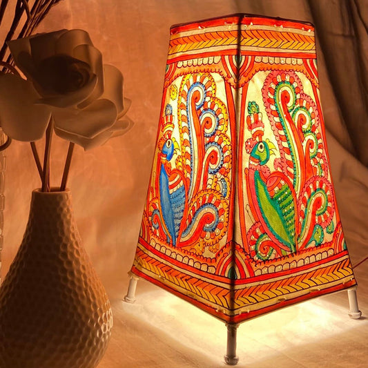 Mayur Kalamkaari Hand Painted Lampshade