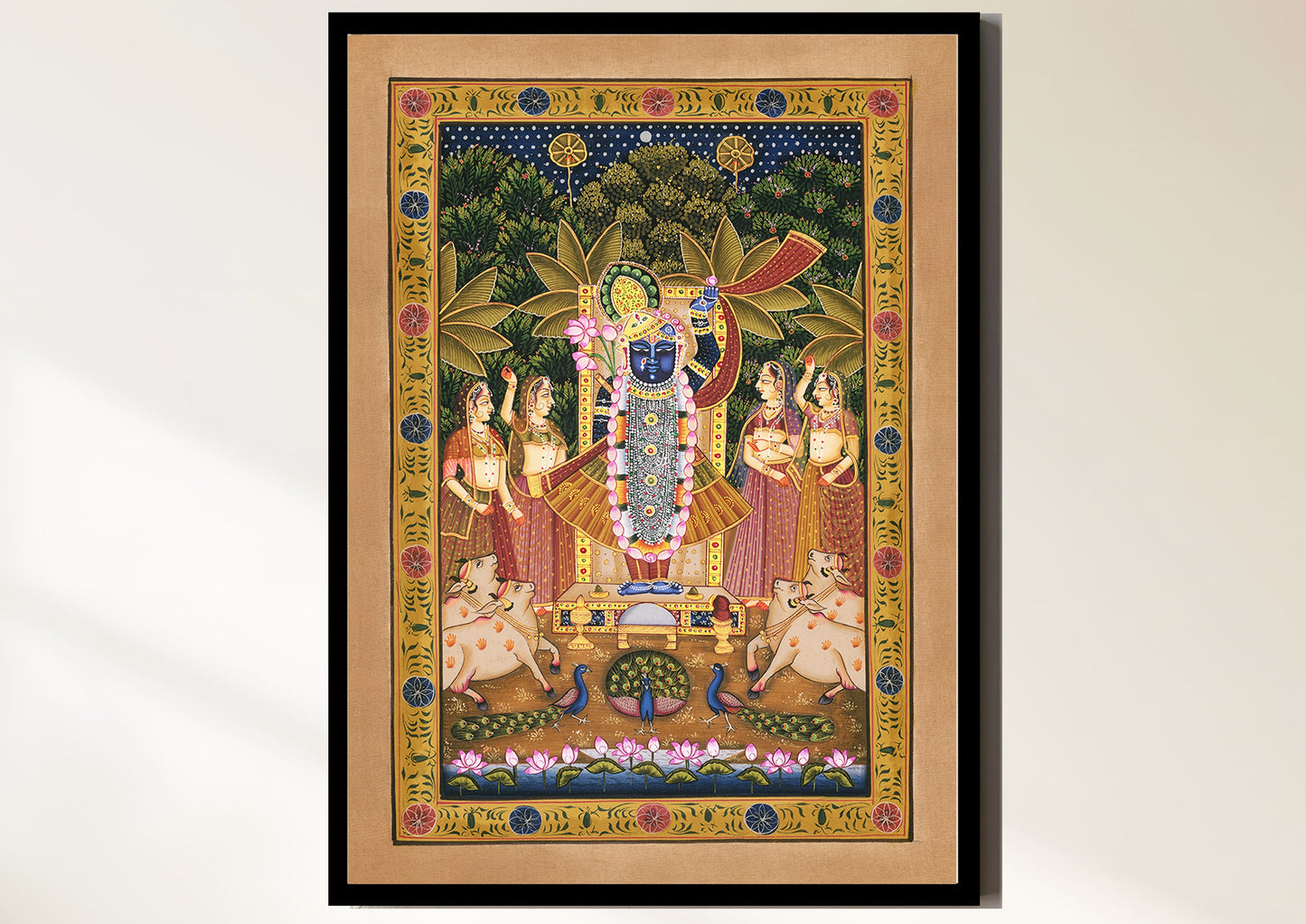 Shrinath Ji Pichwai Art Print