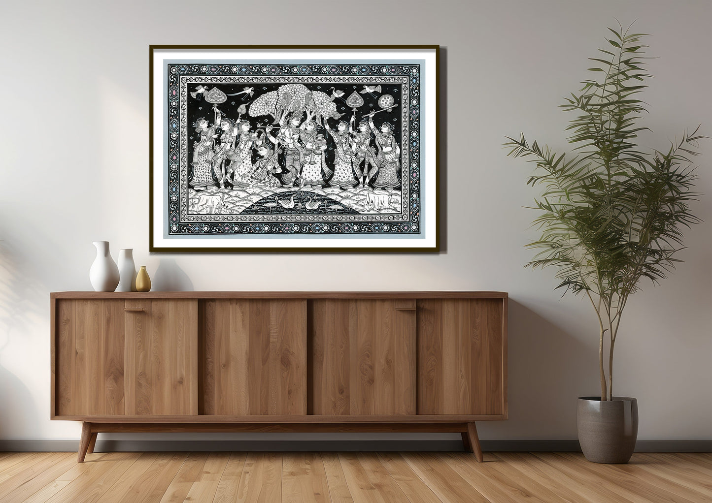 Madhur Raas Pattachitra Art Print