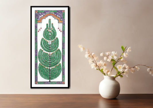 Asvatha Pattachitra Art Print