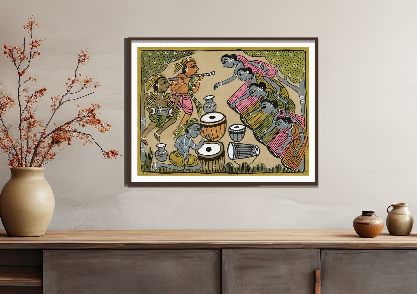 Tyohaar Kalighat Art Print