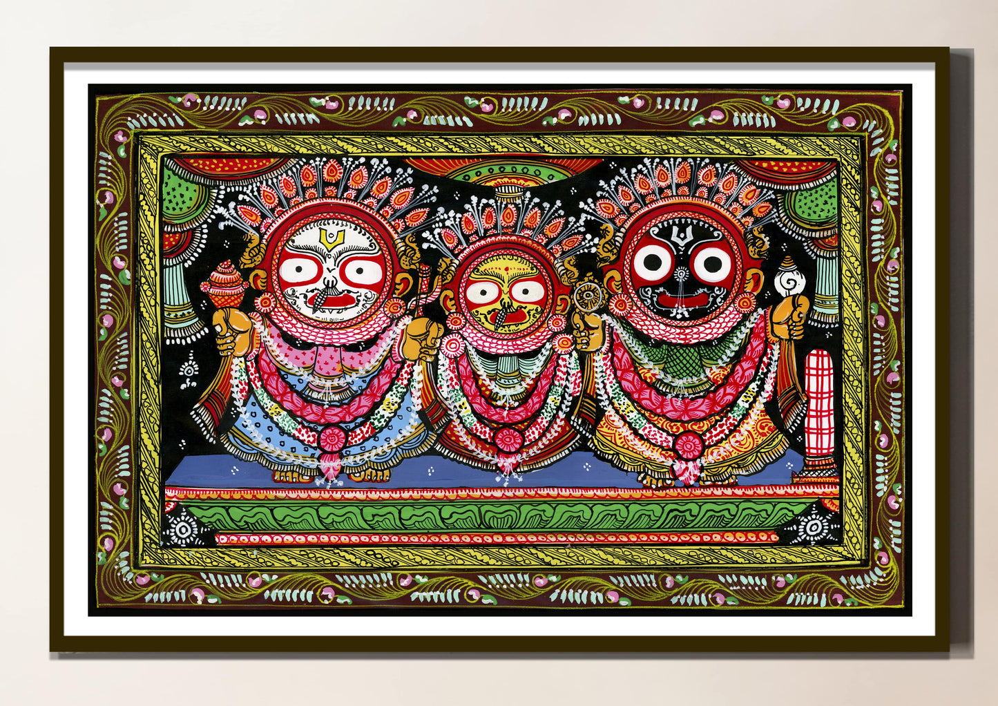 Shri Jagannath Darbaar Pattachitra Art Print